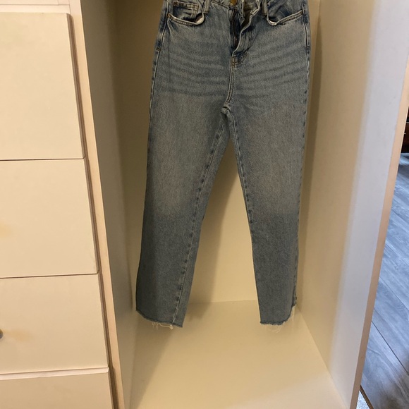 Zara Women's Light Blue High Rise Jeans - Picture 4 of 5